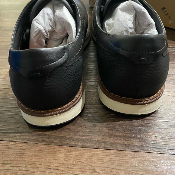 Mix no. 6 sz 10.5 gray men's lace up oxford dress shoe NWT - Picture 3 of 8